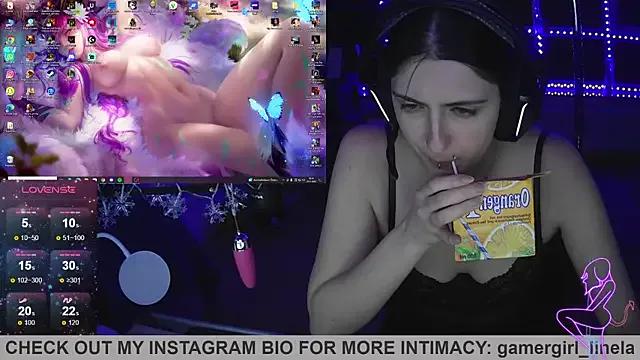 Gamergirl-Linela — LT Gets Dildo Blowjob Video